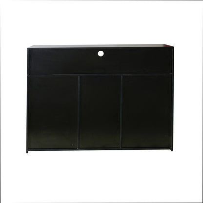 1st Choice Modern Sideboard Storage Cabinet Black High Gloss