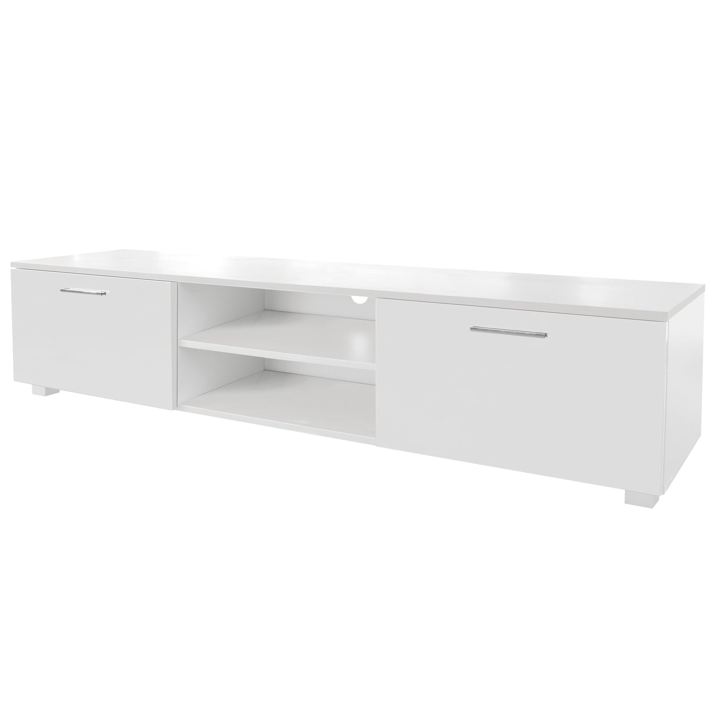 1st Choice White TV Stand for 70 Inch TV Stands Media Console Center