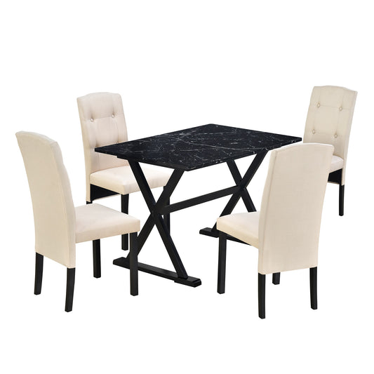 1st Choice Elegant Dining Table Set for 4