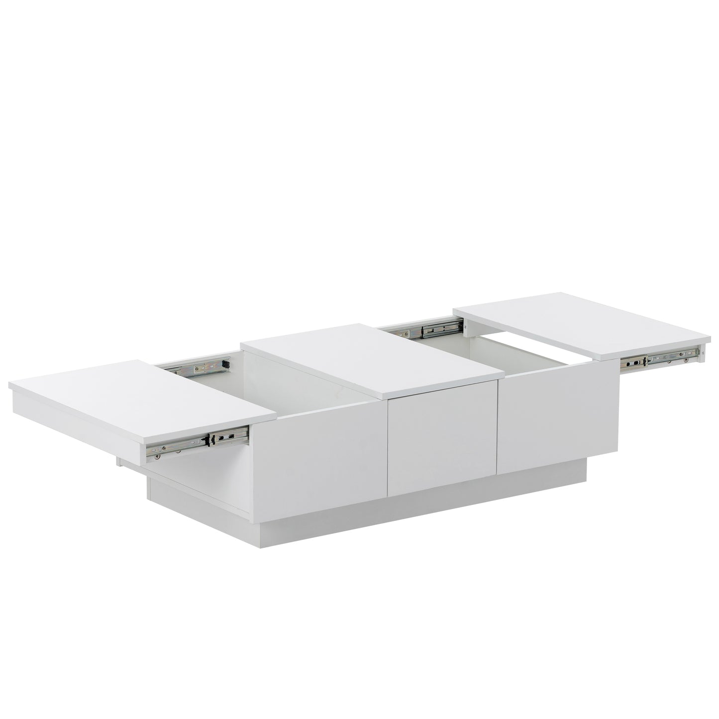 1st Choice Multifunctional White Coffee Table with 2 large Hidden Storage