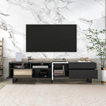 1st Choice Modern TV Stand Table for 80" with Double Storage Space