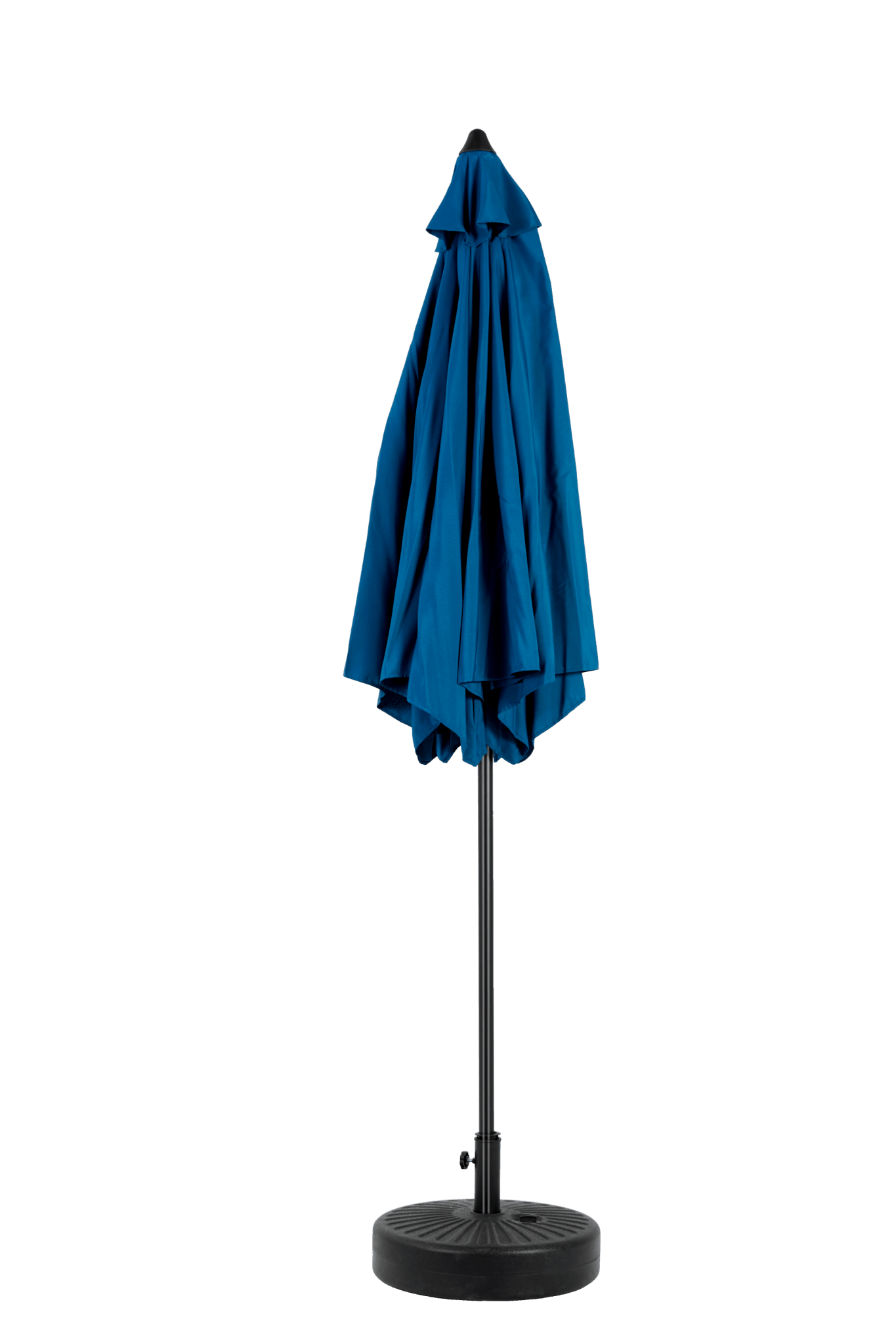 9FT Outdoor Patio Umbrella Outdoor Table Umbrella with Push Button Tilt and Crank, Market Umbrella 6 Sturdy Ribs , Deck, Backyard, Pool (Base Not Included) - ( Blue ) - 1st Choice Furniture Direct