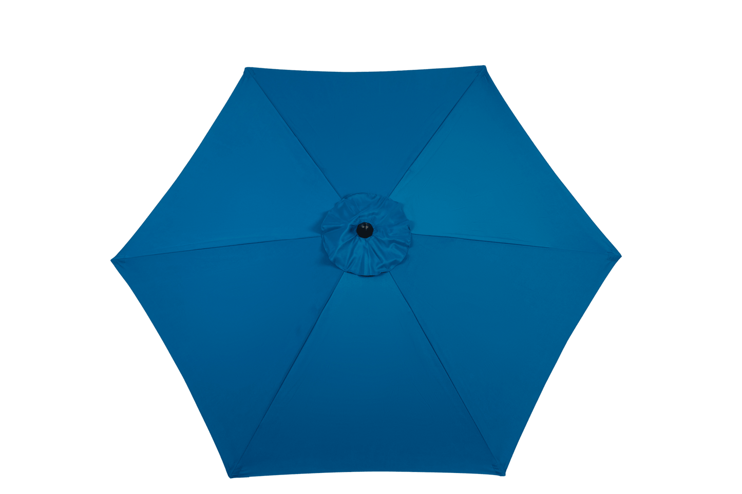 9FT Outdoor Patio Umbrella Outdoor Table Umbrella with Push Button Tilt and Crank, Market Umbrella 6 Sturdy Ribs , Deck, Backyard, Pool (Base Not Included) - ( Blue ) - 1st Choice Furniture Direct