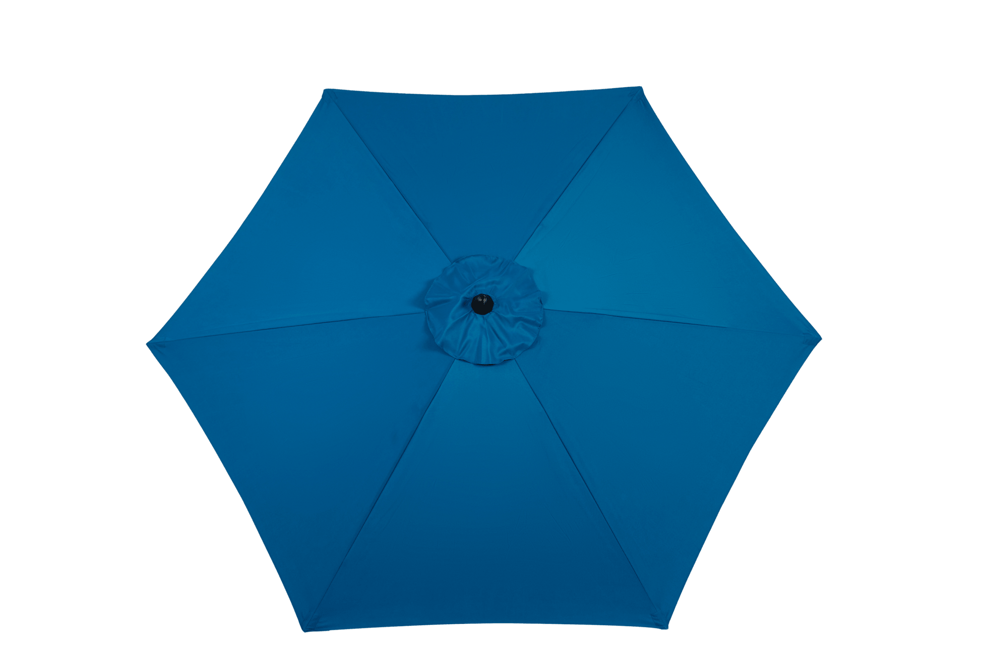 9FT Outdoor Patio Umbrella Outdoor Table Umbrella with Push Button Tilt and Crank, Market Umbrella 6 Sturdy Ribs , Deck, Backyard, Pool (Base Not Included) - ( Blue ) - 1st Choice Furniture Direct