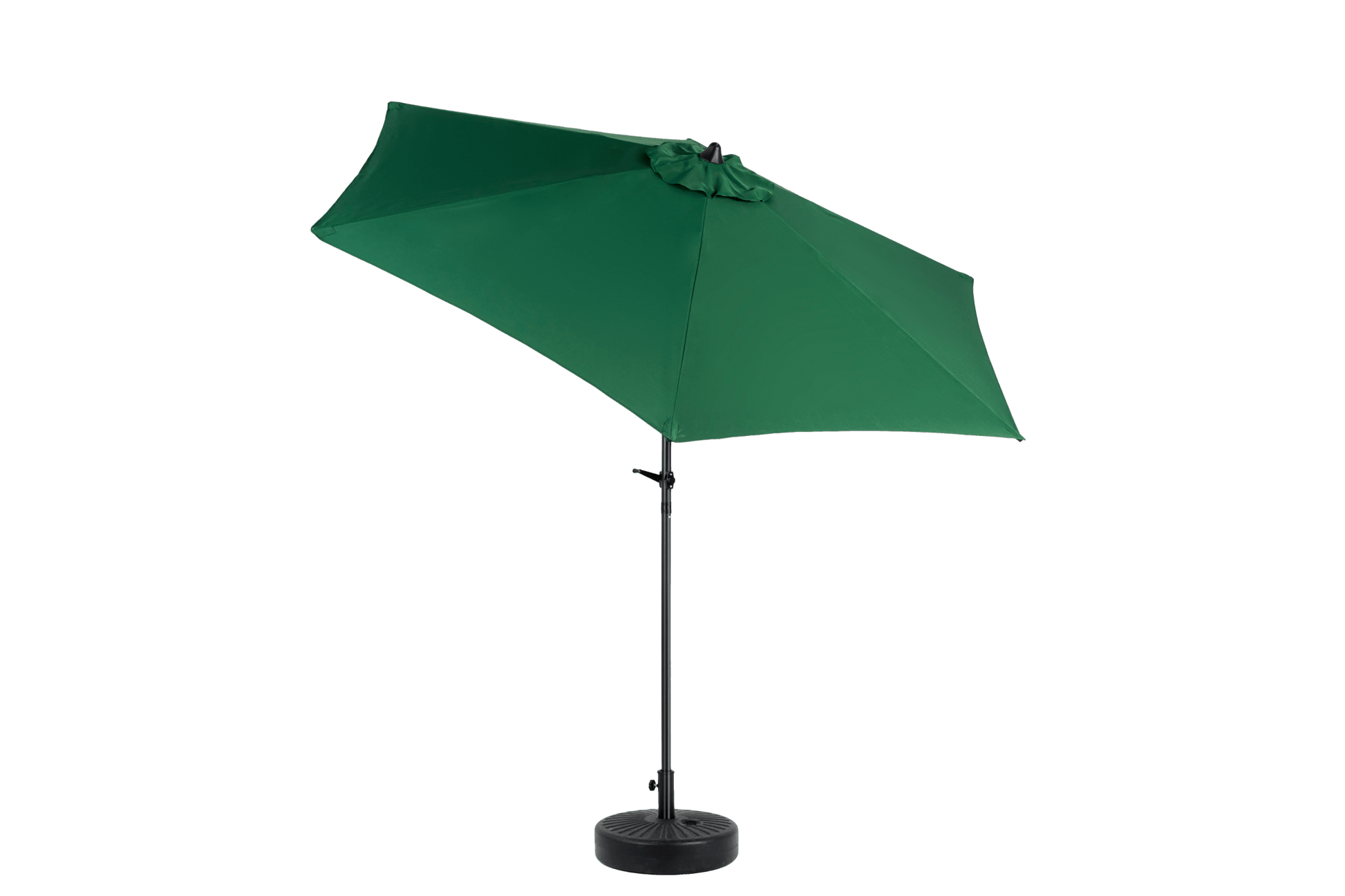 9FT Outdoor Patio Umbrella Outdoor Table Umbrella with Push Button Tilt and Crank, Market Umbrella 6 Sturdy Ribs , Deck, Backyard, Pool (Base Not Included) - ( Dark green ) - 1st Choice Furniture Direct
