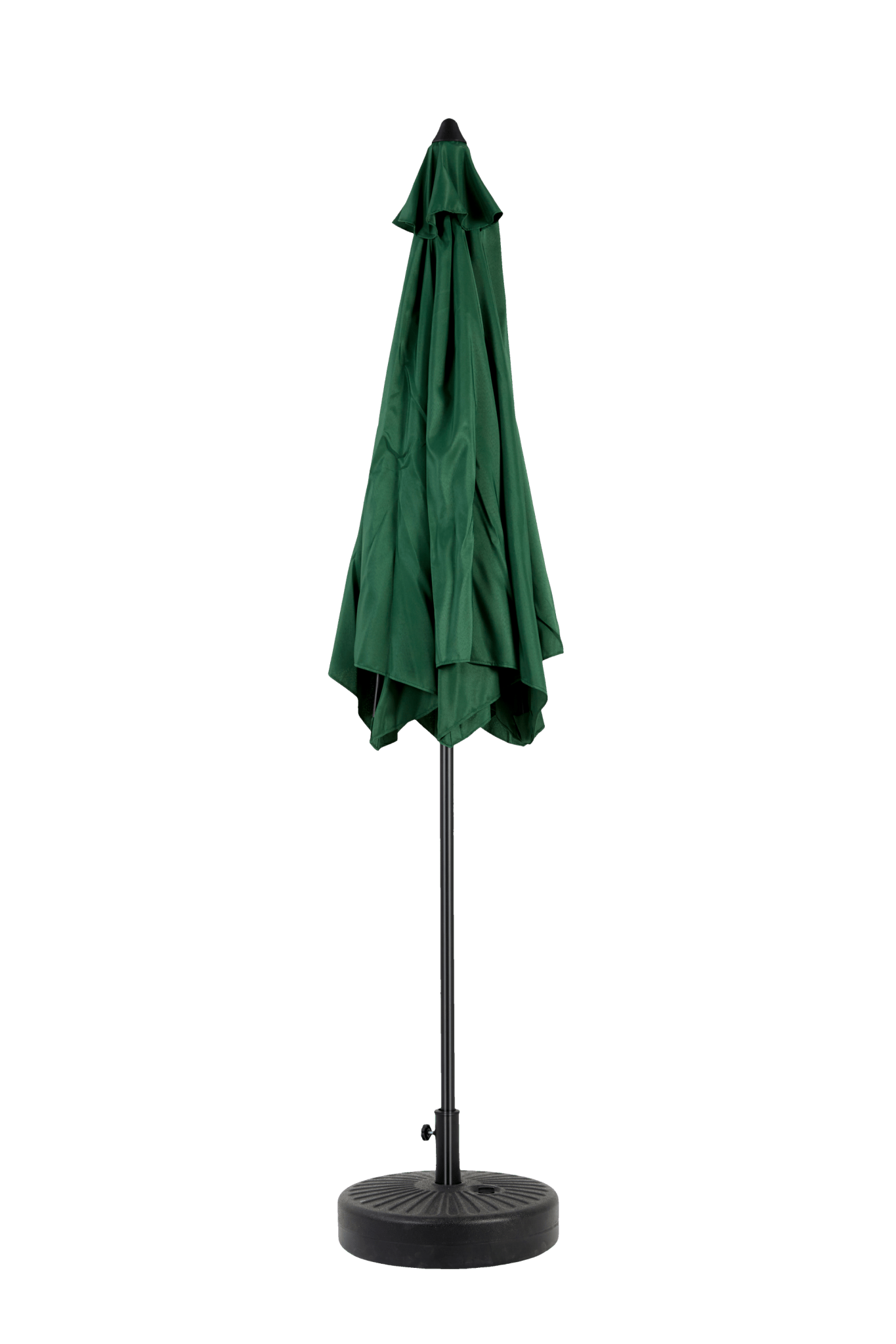 9FT Outdoor Patio Umbrella Outdoor Table Umbrella with Push Button Tilt and Crank, Market Umbrella 6 Sturdy Ribs , Deck, Backyard, Pool (Base Not Included) - ( Dark green ) - 1st Choice Furniture Direct