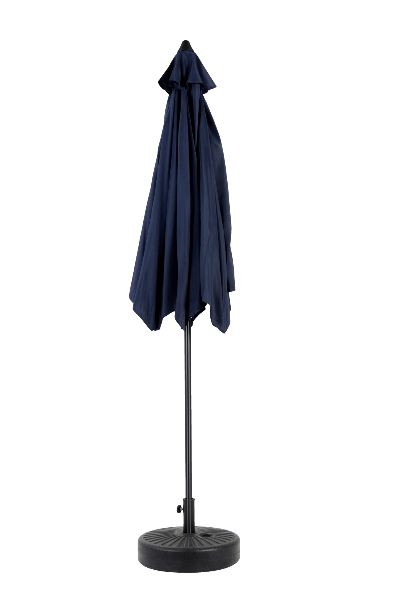 9FT Outdoor Patio Umbrella Outdoor Table Umbrella with Push Button Tilt and Crank, Market Umbrella 6 Sturdy Ribs , Deck, Backyard, Pool (Base Not Included) - (Navy blue ) - 1st Choice Furniture Direct