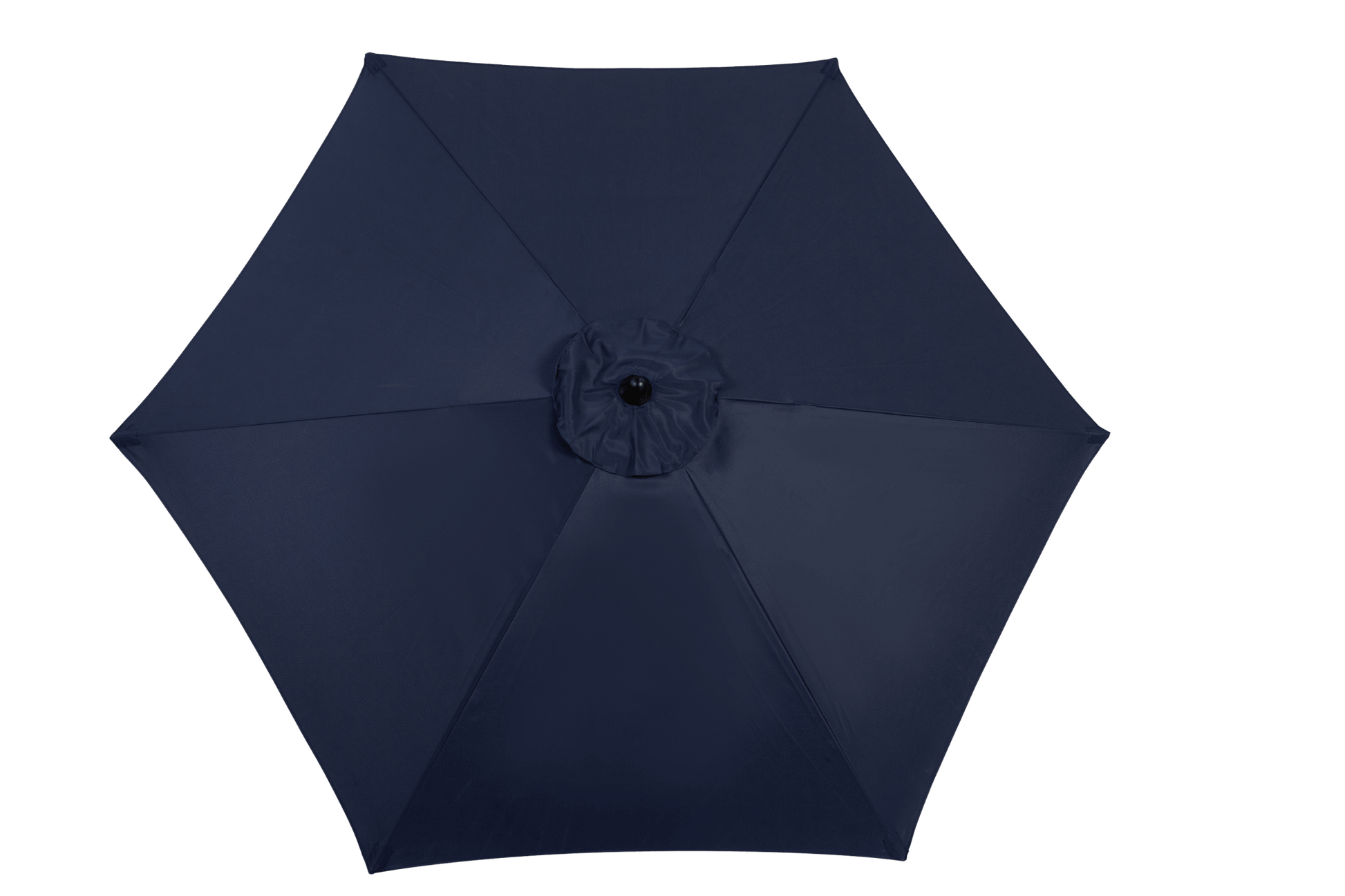 9FT Outdoor Patio Umbrella Outdoor Table Umbrella with Push Button Tilt and Crank, Market Umbrella 6 Sturdy Ribs , Deck, Backyard, Pool (Base Not Included) - (Navy blue ) - 1st Choice Furniture Direct