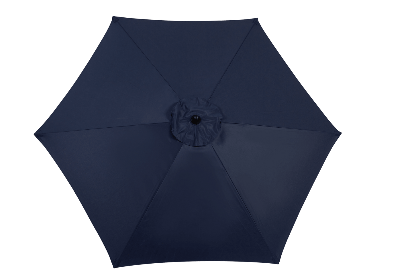 9FT Outdoor Patio Umbrella Outdoor Table Umbrella with Push Button Tilt and Crank, Market Umbrella 6 Sturdy Ribs , Deck, Backyard, Pool (Base Not Included) - (Navy blue ) - 1st Choice Furniture Direct