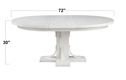 Sunset Trading Dover 54 Round to 72" Oval Expandable Pedestal Dining Table