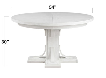 Sunset Trading Dover 54 Round to 72" Oval Expandable Pedestal Dining Table