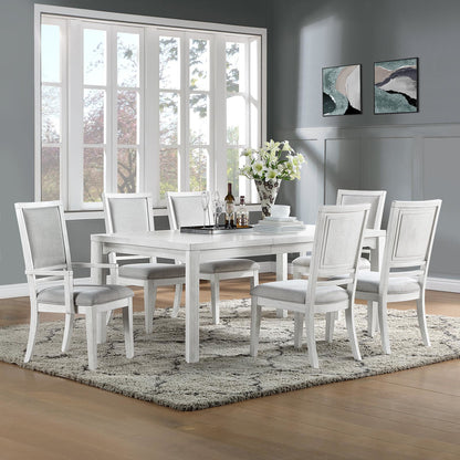 Sunset Trading Dover 7PC 60-78-96" Rectangular Expandable Dining Table Set