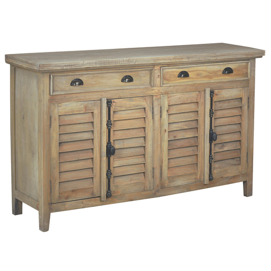 Sunset Trading Cottage 58" Shutter Door Credenza