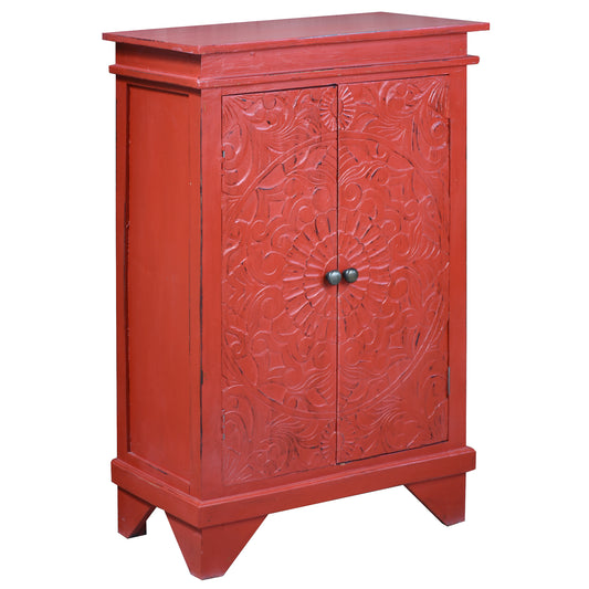 Sunset Trading Cottage Carved Accent Cabinet