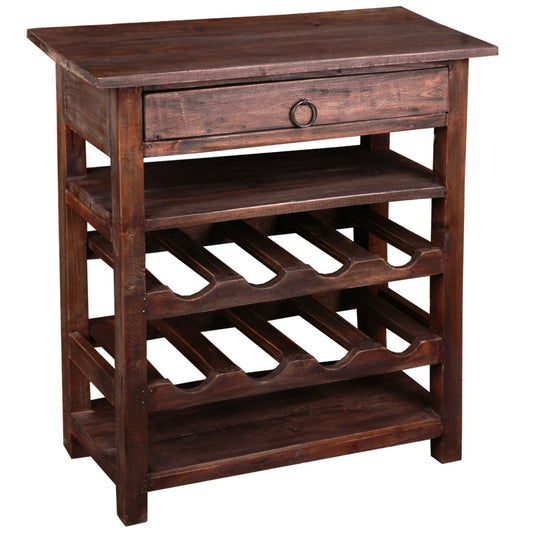 Sunset Trading Cottage Wine Server with Drawer