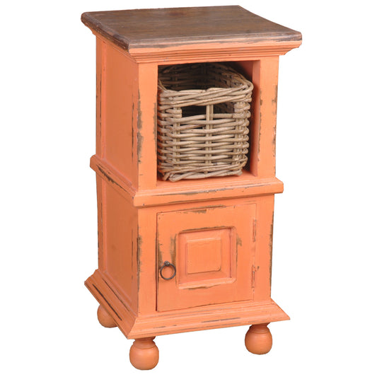 Sunset Trading Cottage End Table with Basket