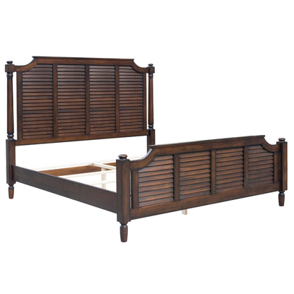 Sunset Trading Bahama Shutter 5 Piece Queen Bedroom Set