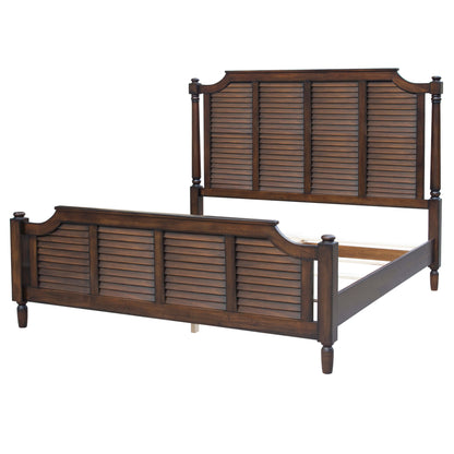 Sunset Trading Bahama Shutter Wood King Bed