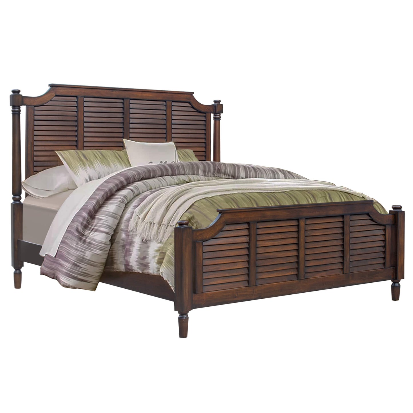 Sunset Trading Bahama Shutter Wood King Bed