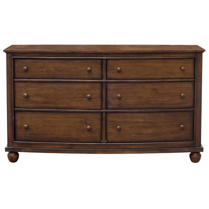 Sunset Trading Bahama Shutter Wood 6 Drawer Double Dresser