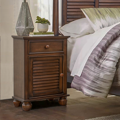 Sunset Trading Bahama Shutter Wood Nightstand