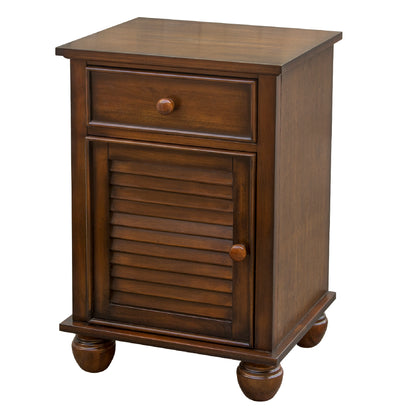 Sunset Trading Bahama Shutter Wood Nightstand