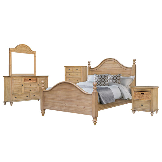 Sunset Trading Vintage Casual 5 Piece Queen Bedroom Set