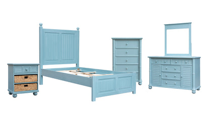 Sunset Trading Cool Breeze 5 Piece Twin Bedroom Set