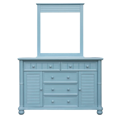 Sunset Trading Cool Breeze Dresser and Mirror