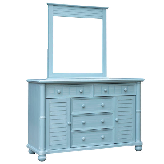 Sunset Trading Cool Breeze Dresser and Mirror