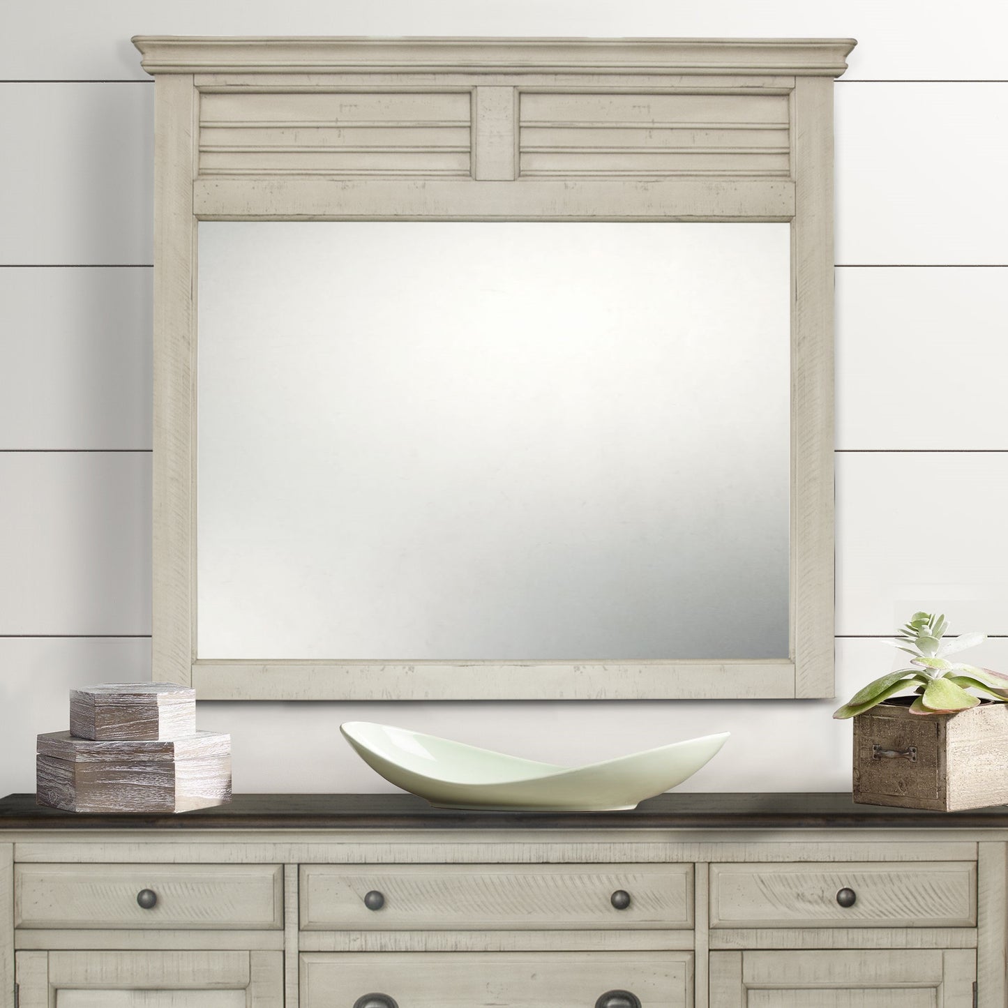 Sunset Trading Shades of Sand Shutter Mirror