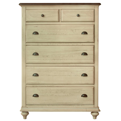 Sunset Trading Shades of Sand 6 Drawer Bedroom Chest