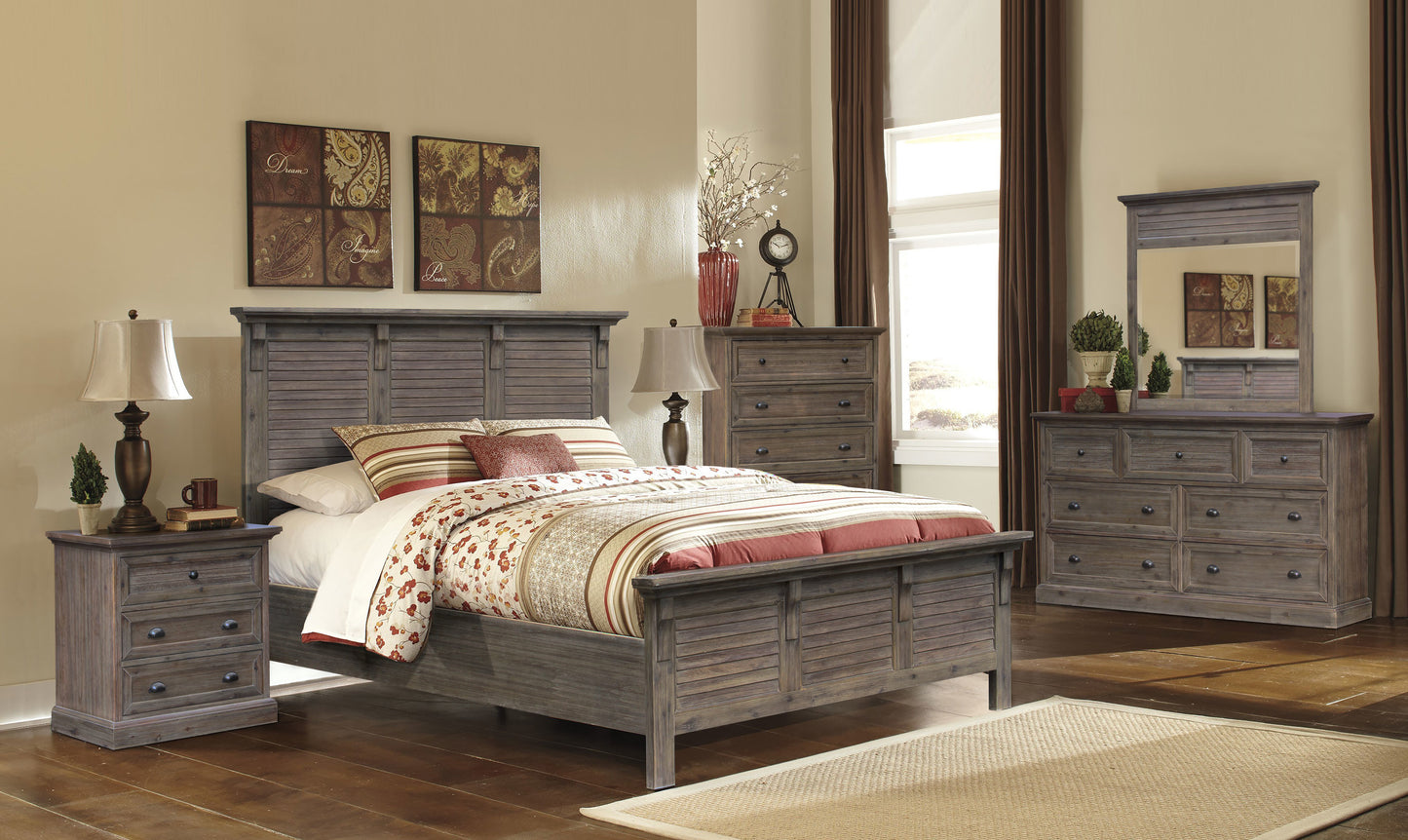 Sunset Trading Solstice Gray 5 Piece Queen Bedroom Set