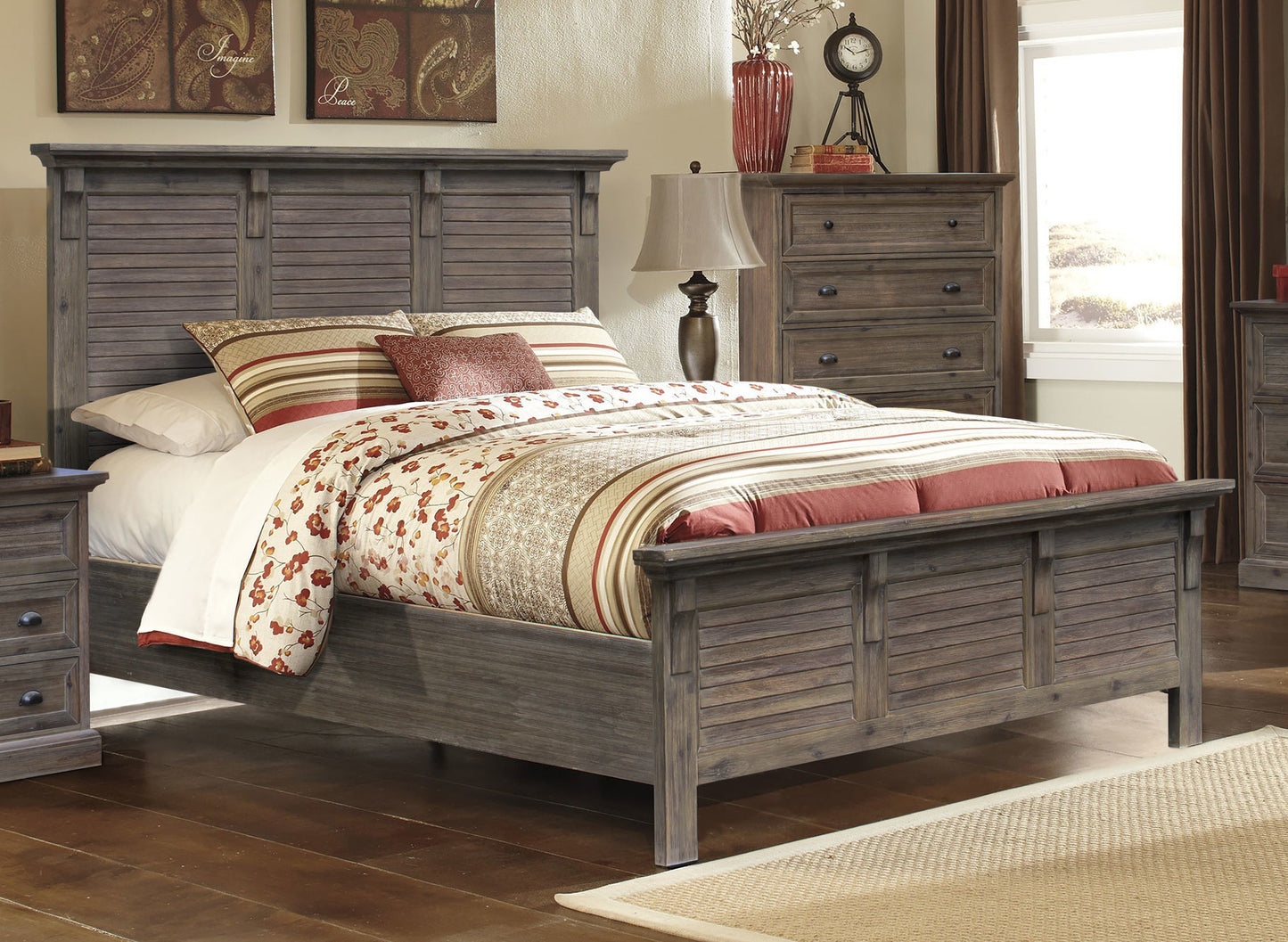 Sunset Trading Solstice Gray Queen Bed