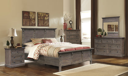 Sunset Trading Solstice Gray 5 Piece King Bedroom Set