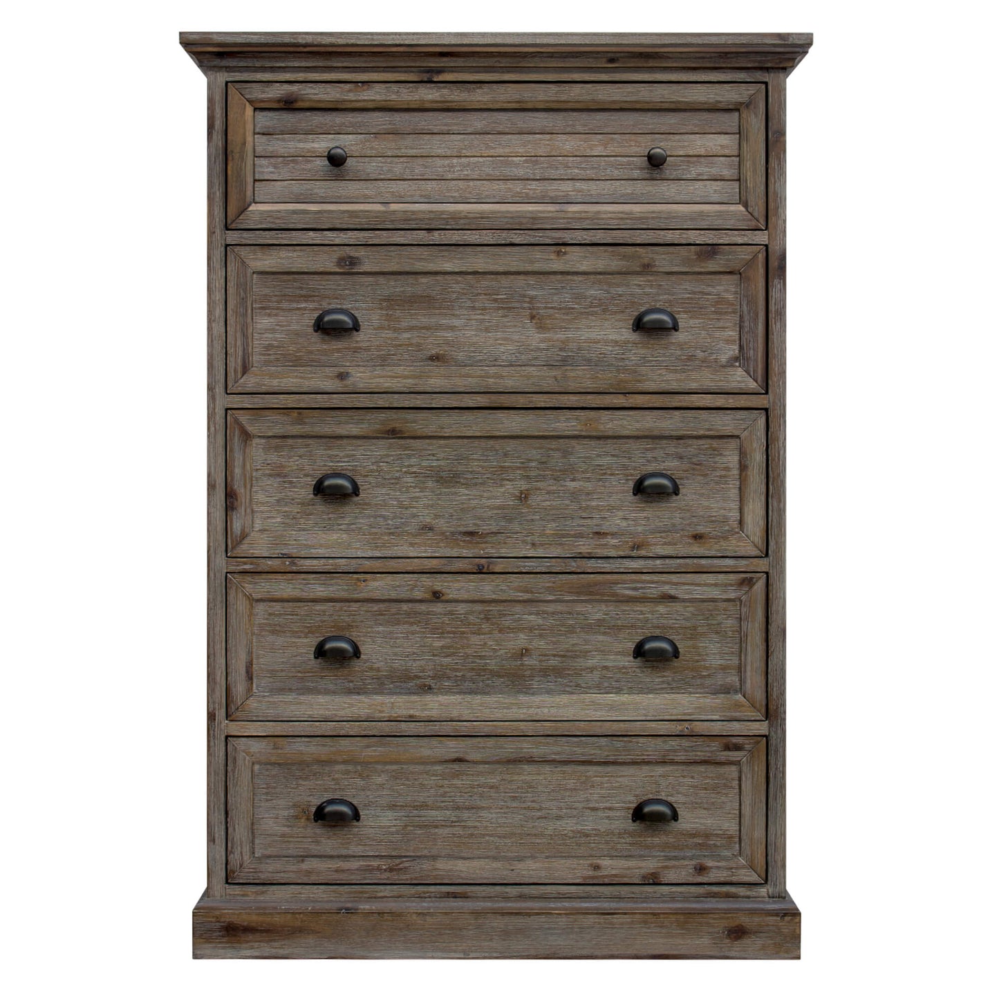 Sunset Trading Solstice Gray 5 Drawer Bedroom Chest