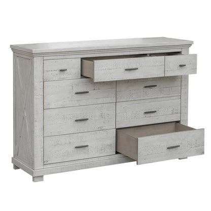 Sunset Trading Crossing Barn 9 Drawer Bedroom Dresser