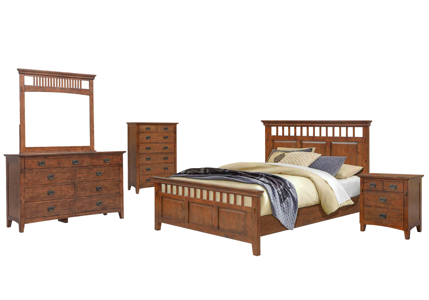 Sunset Trading Mission Bay 5 Piece Queen Bedroom Set