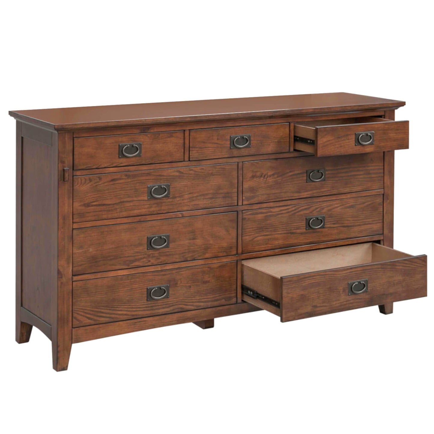 Sunset Trading Mission Bay 9 Drawer Double Bedroom Dresser