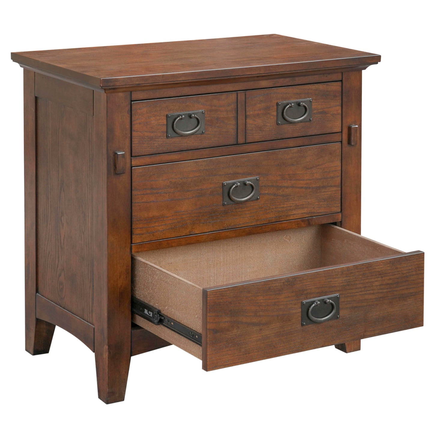 Sunset Trading Mission Bay 3 Drawer Nightstand