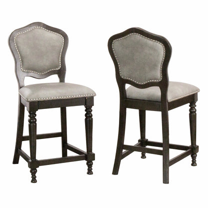 Sunset Trading Vegas Upholstered Barstools with Backs