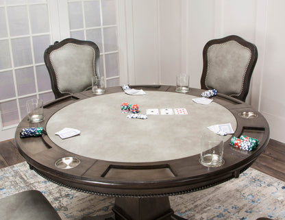 Sunset Trading 48" Round Vegas Dining and Poker Table