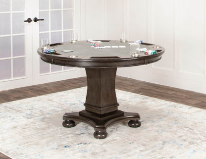 Sunset Trading 48" Round Vegas Dining and Poker Table