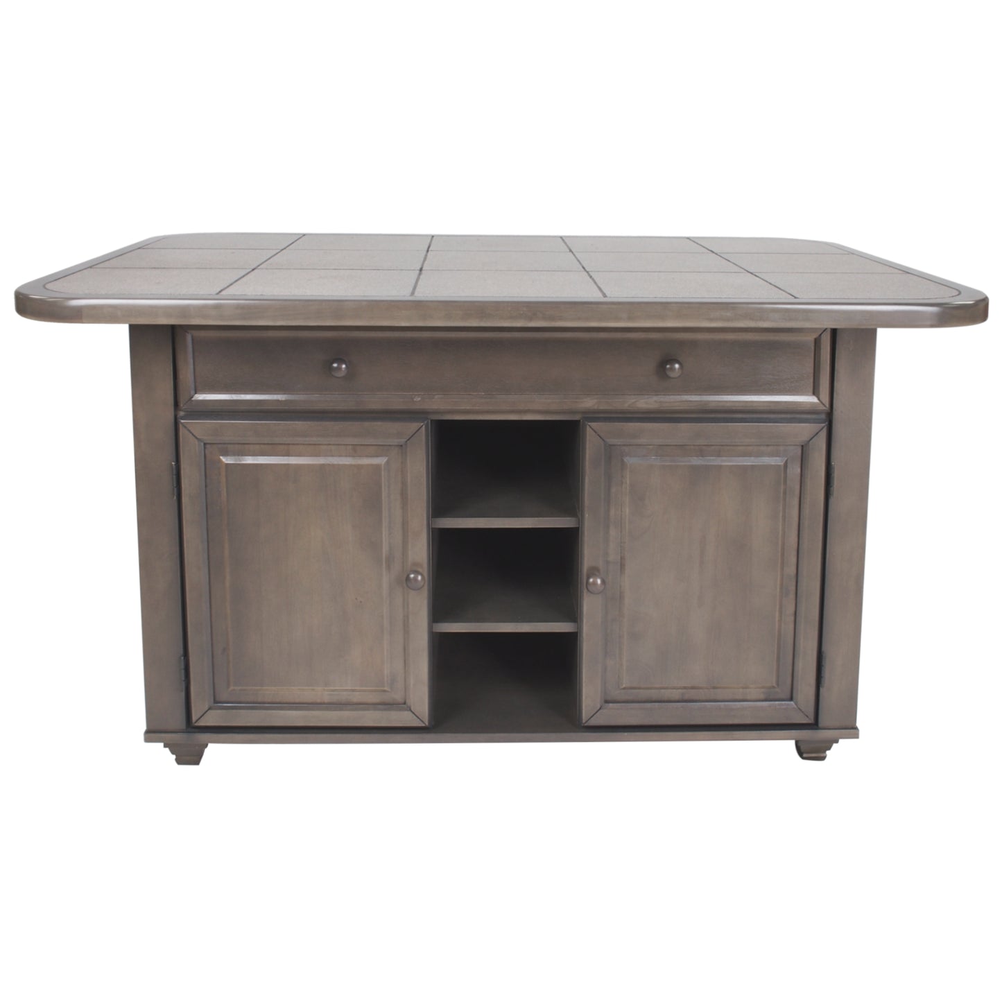 Sunset Trading Shades of Gray Kitchen Island