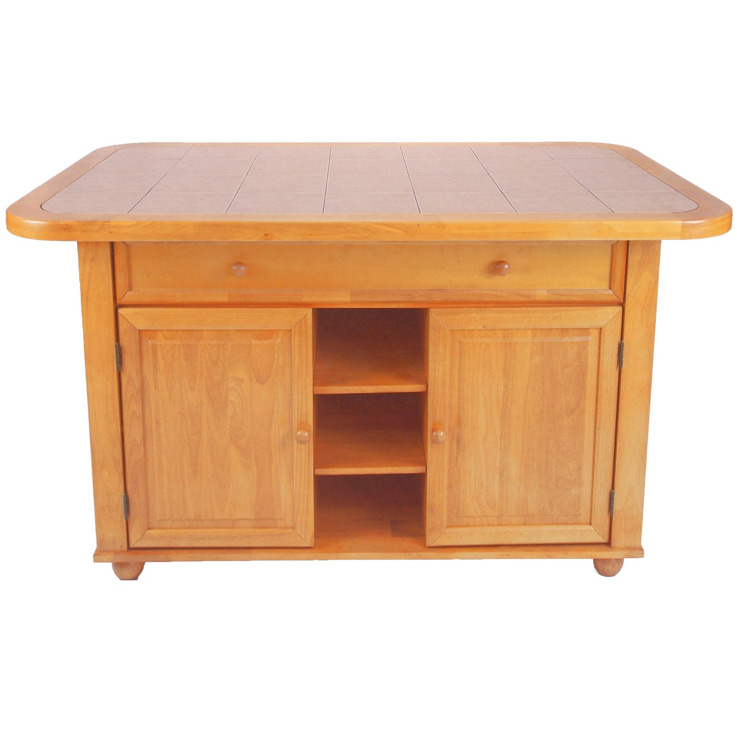 Sunset Trading 3 Piece Light Oak Kitchen Island Set