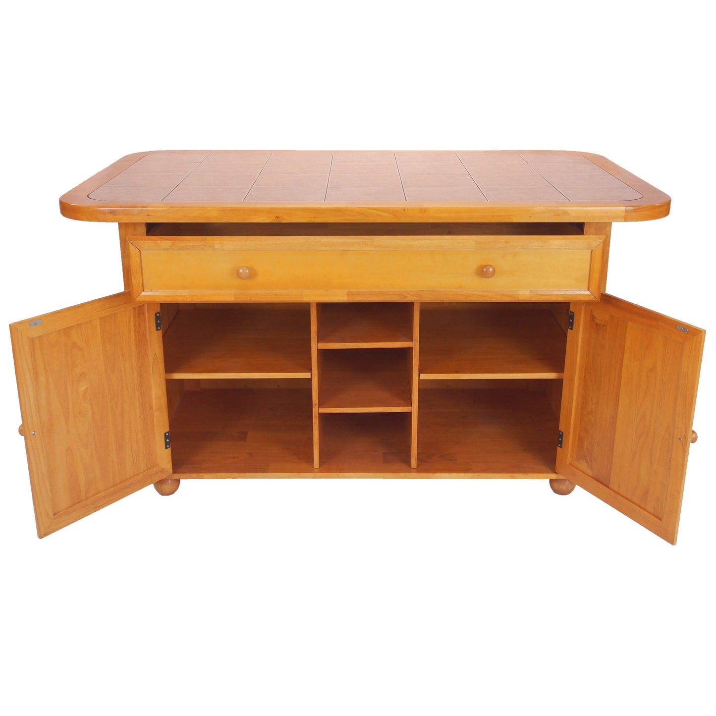 Sunset Trading Light Oak Kitchen Island