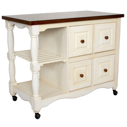 Sunset Trading Andrews Kitchen Cart