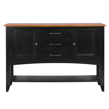 Sunset Trading Selections Sideboard with Large Display Shelf