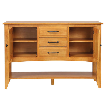 Sunset Trading Selections Sideboard with Large Display Shelf