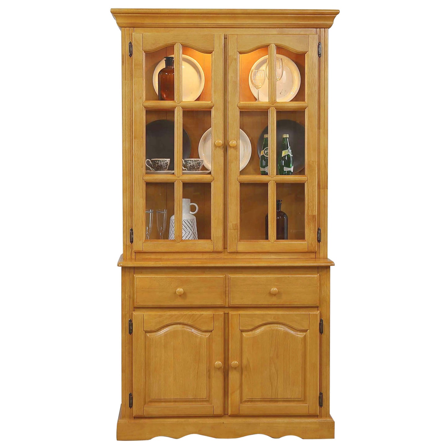 Sunset Trading Selections 38"W China Cabinet with Glass Doors